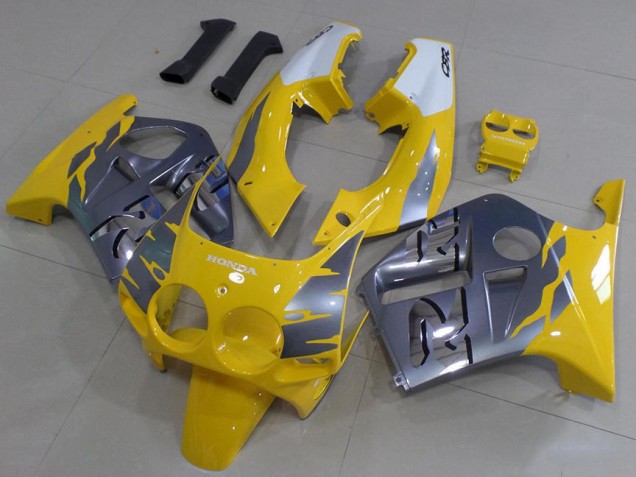 Affordable 1988-1989 Grey Yellow Honda CBR250RR MC19 Motorbike Fairing Kits Canada Affordable 1988-1989 Grey Yellow Honda CBR250RR MC19 Motorbike Fairing Kits Canada