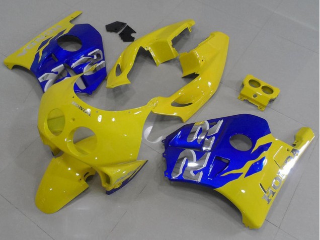 Affordable 1991-1998 Yellow Blue Honda CBR250RR MC22 Motorbike Fairing Kits Canada Affordable 1991-1998 Yellow Blue Honda CBR250RR MC22 Motorbike Fairing Kits Canada