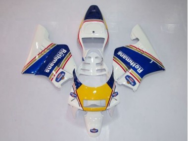 Affordable 1994-1996 Yellow White Blue Honda NSR250 MC28 P4 Replacement Motorcycle Fairings Canada