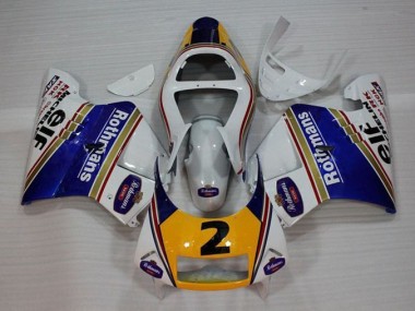 Affordable 1994-1996 White Blue Yellow Honda NSR250 MC28 P4 Bike Fairing Kit Canada