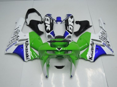 Affordable 1994-1997 Green White Kawasaki ZX9R Motorcycle Fairings Kits Canada