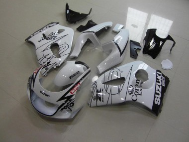Affordable 1996-2000 White Corona Suzuki GSXR 600 Motor Fairings Canada