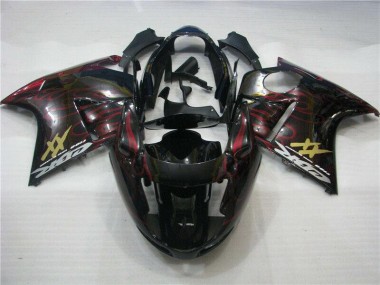 Affordable 1996-2007 Red Flame Honda CBR1100XX Motor Fairings Canada