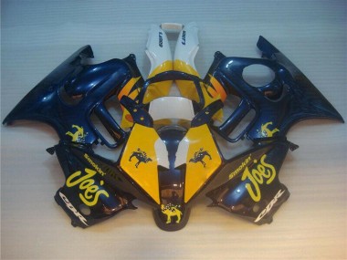 Affordable 1995-1998 Blue Yellow Joes Honda CBR600 F3 Replacement Motorcycle Fairings Canada