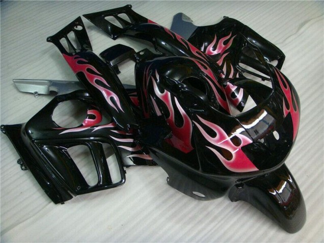 Affordable 1995-1998 Black Red Flame Honda CBR600 F3 Bike Fairing Kit Canada Affordable 1995-1998 Black Red Flame Honda CBR600 F3 Bike Fairing Kit Canada
