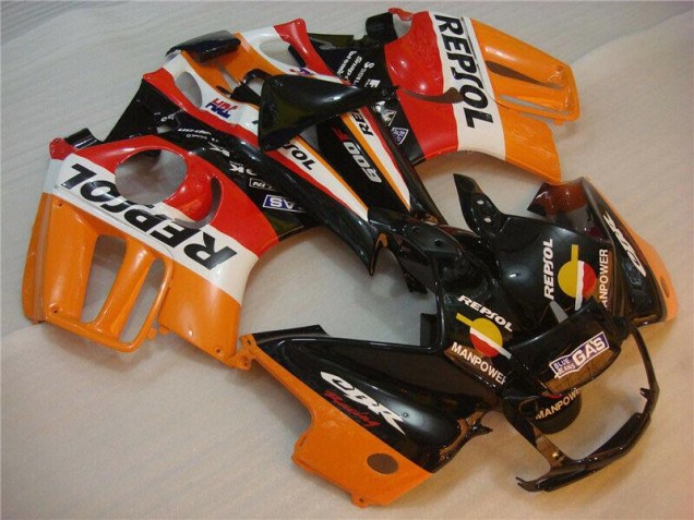 Affordable 1995-1998 Black Orange Repsol Honda CBR600 F3 Motorcycle Fairings Kits Canada