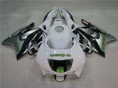 Affordable 1995-1998 White Green Hannspree Honda CBR600 F3 Motorcycle Fairings Kit Canada