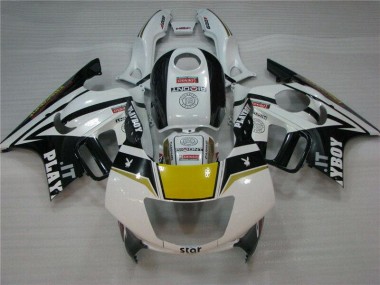Affordable 1995-1998 White Black Playboy Honda CBR600 F3 Motorcycle Fairing Canada
