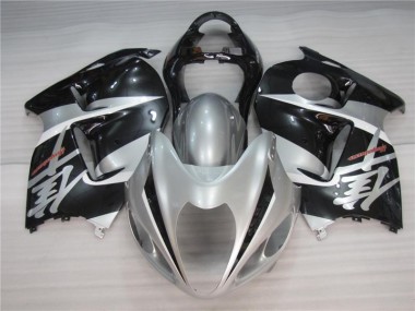 Affordable 1996-2007 Silver Black Suzuki GSXR 1300 Hayabusa Motorcycle Fairing Kits Canada