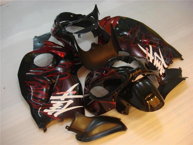 Affordable 1996-2007 Black Red Flame Suzuki GSXR 1300 Hayabusa Motorbike Fairing Canada Affordable 1996-2007 Black Red Flame Suzuki GSXR 1300 Hayabusa Motorbike Fairing Canada