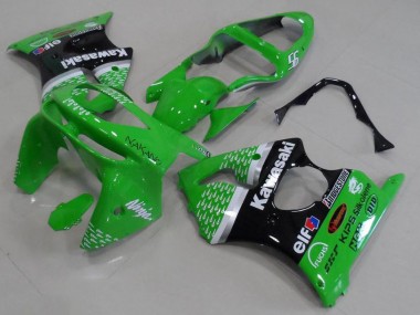 Affordable 1998-1999 Green Black Kawasaki ZX6R Motorbike Fairing Canada