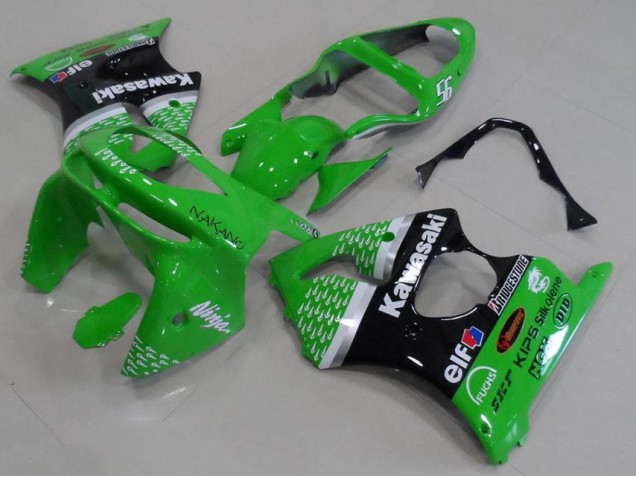 Affordable 1998-1999 Green Black Kawasaki ZX6R Motorbike Fairing Canada Affordable 1998-1999 Green Black Kawasaki ZX6R Motorbike Fairing Canada