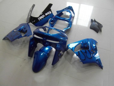 Affordable 1998-1999 Blue Black Flame Kawasaki ZX9R Motorbike Fairing Canada
