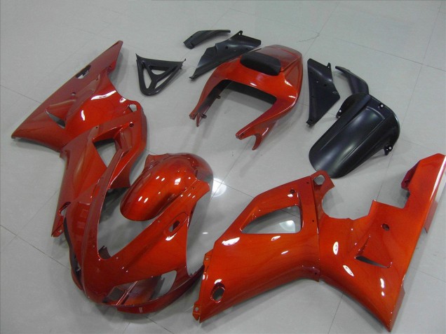 Affordable 1998-1999 Dark Orange Yamaha YZF R1 Motorcycle Fairing Canada