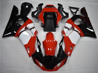 Affordable 1998-2002 Black White Yamaha YZF R6 Motorbike Fairing Canada
