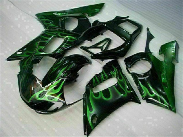 Affordable 1998-2002 Green Black Yamaha YZF R6 Motor Bike Fairings Canada Affordable 1998-2002 Green Black Yamaha YZF R6 Motor Bike Fairings Canada