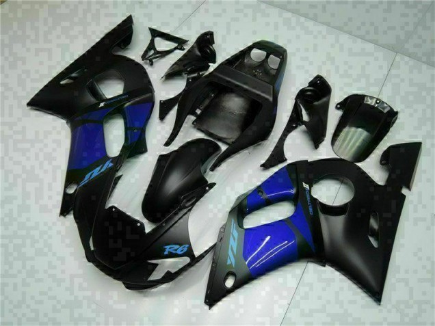 Affordable 1998-2002 Blue Black Yamaha YZF R6 Bike Fairing Kit Canada Affordable 1998-2002 Blue Black Yamaha YZF R6 Bike Fairing Kit Canada