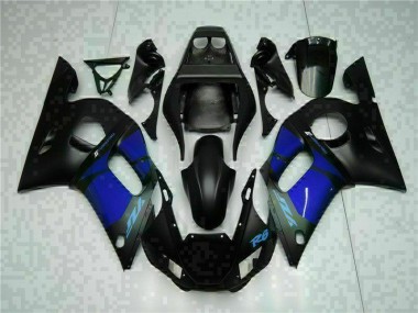 Affordable 1998-2002 Blue Black Yamaha YZF R6 Bike Fairing Kit Canada