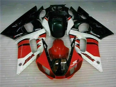 Affordable 1998-2002 Red Black Yamaha YZF R6 Motorcycle Bodywork Canada