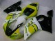 Affordable 1998-2002 Yellow White Yamaha YZF R6 Motorcycle Fairings Kits Canada