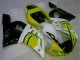 Affordable 1998-2002 Yellow White Yamaha YZF R6 Motorcycle Fairings Kits Canada