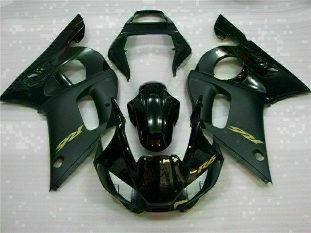 Affordable 1998-2002 Black Yamaha YZF R6 Motorcycle Replacement Fairings Canada