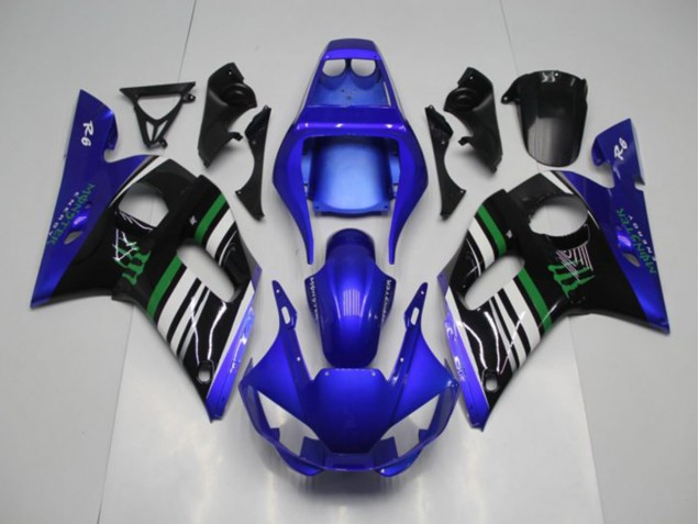 Affordable 1998-2002 Blue Monster Yamaha YZF R6 Motor Bike Fairings Canada Affordable 1998-2002 Blue Monster Yamaha YZF R6 Motor Bike Fairings Canada