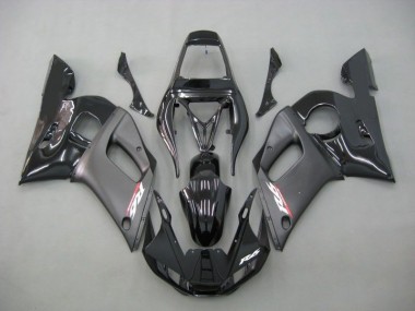 Affordable 1998-2002 Contrast Black Yamaha YZF R6 Moto Fairings Canada