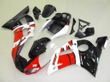 Affordable 1998-2002 Red White Black Yamaha YZF R6 Motorbike Fairing Canada