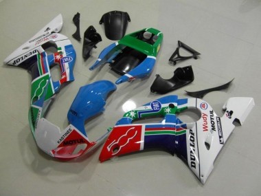 Affordable 1998-2002 Blue White Green Red Wudy Motul Dunlop Yamaha YZF R6 Bike Fairings Canada