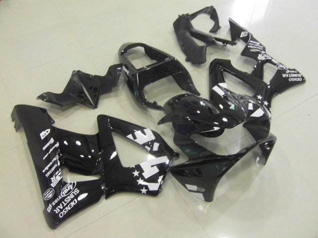 Affordable 2000-2001 Glossy Black with Start Honda CBR900RR 929 Bike Fairings Canada