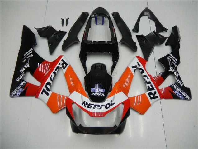 Affordable 2000-2001 Orange Red Black Repsol Honda CBR900RR 929RR Motorbike Fairing Kits Canada Affordable 2000-2001 Orange Red Black Repsol Honda CBR900RR 929RR Motorbike Fairing Kits Canada