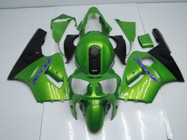 Affordable 2000-2001 Green and Black Kawasaki ZX12R Motorcycle Fairing Kits Canada Affordable 2000-2001 Green and Black Kawasaki ZX12R Motorcycle Fairing Kits Canada