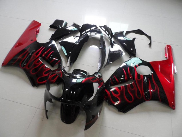 Affordable 2000-2001 Red Flame Kawasaki ZX12R Motorbike Fairing Canada Affordable 2000-2001 Red Flame Kawasaki ZX12R Motorbike Fairing Canada