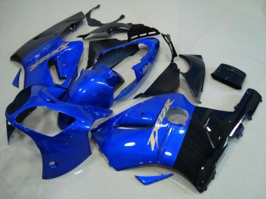 Affordable 2000-2001 Blue Black Kawasaki ZX12R Bike Fairing Kit Canada