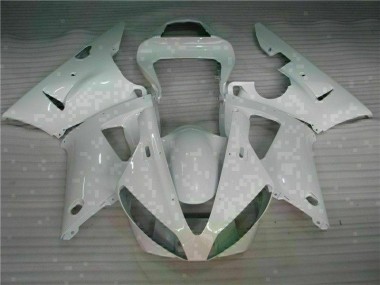 Affordable 2000-2001 White Yamaha YZF R1 Replacement Fairings Canada