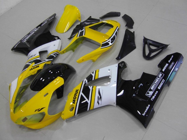 Affordable 2000-2001 Yellow Anniversary Yamaha YZF R1 Motorbike Fairing Kits Canada Affordable 2000-2001 Yellow Anniversary Yamaha YZF R1 Motorbike Fairing Kits Canada
