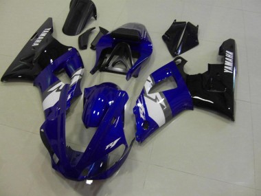 Affordable 2000-2001 Blue Black White Yamaha YZF R1 Motorcycle Fairings Kit Canada