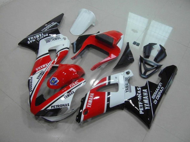 Affordable 2000-2001 Red White Yamalube Yamaha YZF R1 Motorcycle Fairing Canada