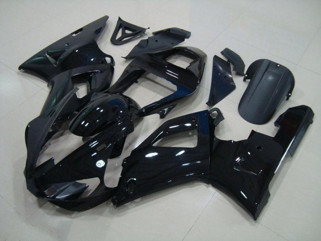 Affordable 2000-2001 Black Yamaha YZF R1 Motorcycle Fairing Kits Canada