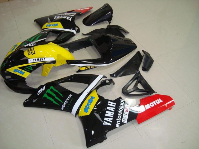 Affordable 2000-2001 Yellow Monster Yamaha YZF R1 Motorbike Fairings Canada Affordable 2000-2001 Yellow Monster Yamaha YZF R1 Motorbike Fairings Canada