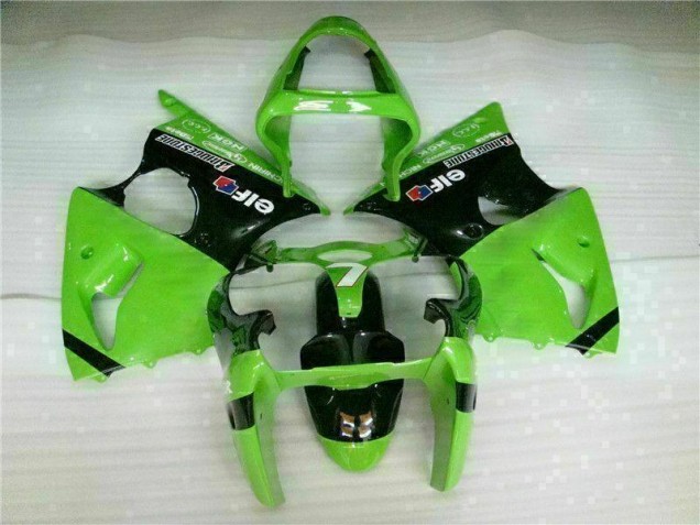 Affordable 2000-2002 Green Black Kawasaki ZX6R Bike Fairings Canada Affordable 2000-2002 Green Black Kawasaki ZX6R Bike Fairings Canada