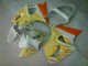 Affordable 2000-2002 White Yellow Flame Kawasaki ZX6R Bike Fairings Canada Affordable 2000-2002 White Yellow Flame Kawasaki ZX6R Bike Fairings Canada