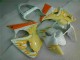 Affordable 2000-2002 White Yellow Flame Kawasaki ZX6R Bike Fairings Canada Affordable 2000-2002 White Yellow Flame Kawasaki ZX6R Bike Fairings Canada