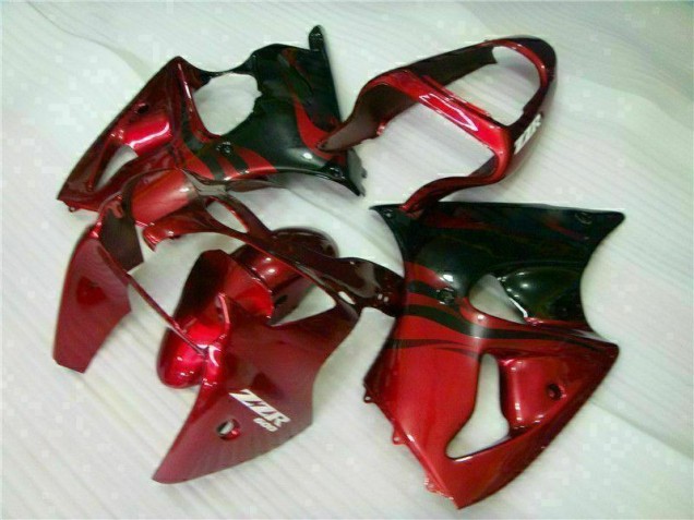 Affordable 2000-2002 Red Black Kawasaki ZX6R Bike Fairing Kit Canada Affordable 2000-2002 Red Black Kawasaki ZX6R Bike Fairing Kit Canada