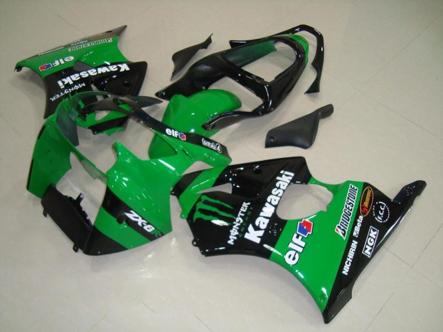 Affordable 2000-2002 Green Monster Kawasaki ZX6R Replacement Motorcycle Fairings Canada Affordable 2000-2002 Green Monster Kawasaki ZX6R Replacement Motorcycle Fairings Canada