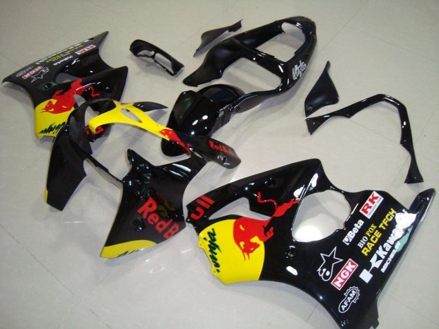 Affordable 2000-2002 Red Bull Kawasaki ZX6R Motorcycle Fairings Kits Canada Affordable 2000-2002 Red Bull Kawasaki ZX6R Motorcycle Fairings Kits Canada