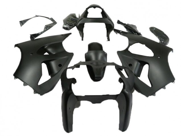 Affordable 2000-2002 Matte Black Kawasaki ZX6R Motorcycle Fairings Kits Canada