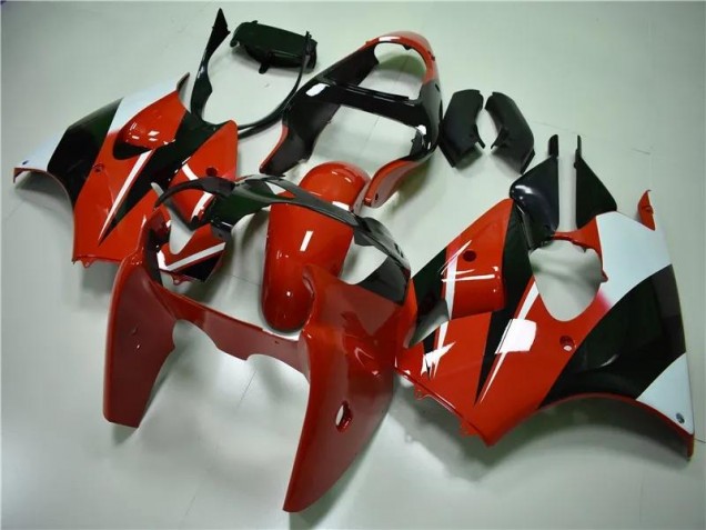 Affordable 2000-2002 Red Black White Kawasaki ZX6R Bike Fairings Canada Affordable 2000-2002 Red Black White Kawasaki ZX6R Bike Fairings Canada