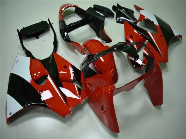 Affordable 2000-2002 Red Black White Kawasaki ZX6R Bike Fairings Canada Affordable 2000-2002 Red Black White Kawasaki ZX6R Bike Fairings Canada